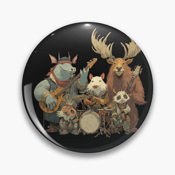 Item preview, Diseño divertido para amantes de la música de Animal Band designed and sold by Inkspaced.