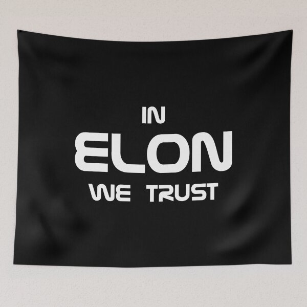Item preview, In Elon We Trust Electro Car Car Of The Future designed and sold by Paulina Vanlife.