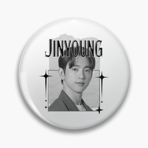 Item preview, Got 7 Jinyoung Korean Boy Group KPop Scrapbook Collage Cozy Y2K Vintage Design designed and sold by HELL0WBELLO.