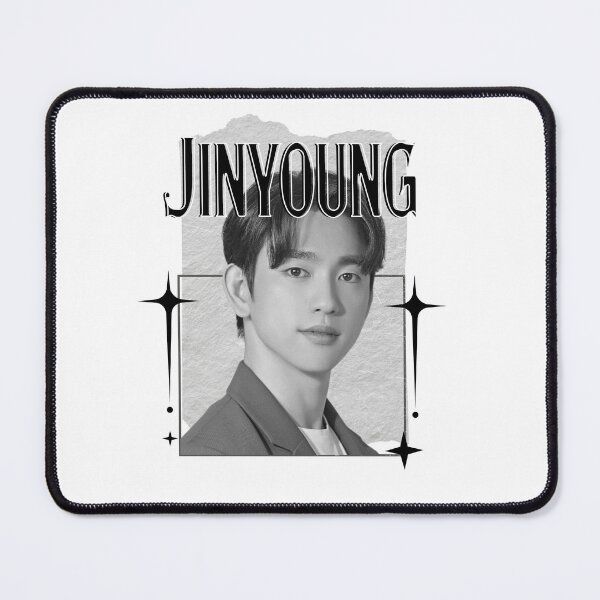 Item preview, Got 7 Jinyoung Korean Boy Group KPop Scrapbook Collage Cozy Y2K Vintage Design designed and sold by HELL0WBELLO.