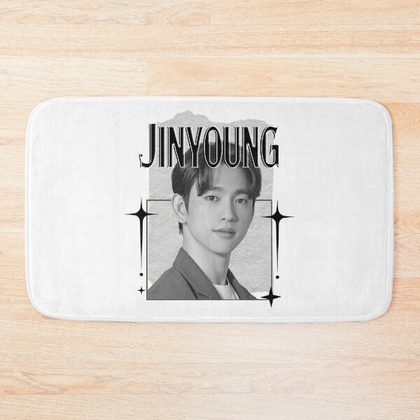 Item preview, Got 7 Jinyoung Korean Boy Group KPop Scrapbook Collage Cozy Y2K Vintage Design designed and sold by HELL0WBELLO.