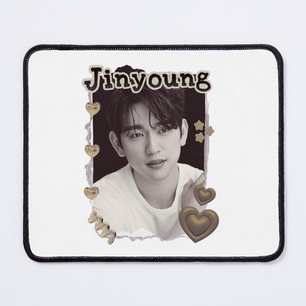 Item preview, Got 7 Jinyoung Korean Boy Group KPop Korean Group Scrapbook Collage Cozy Y2K Vintage Design designed and sold by HELL0WBELLO.