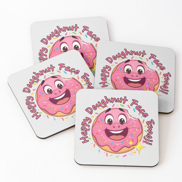 Item preview, Happy Doughnut Face Emoji. designed and sold by MPC-Mince-Pies.