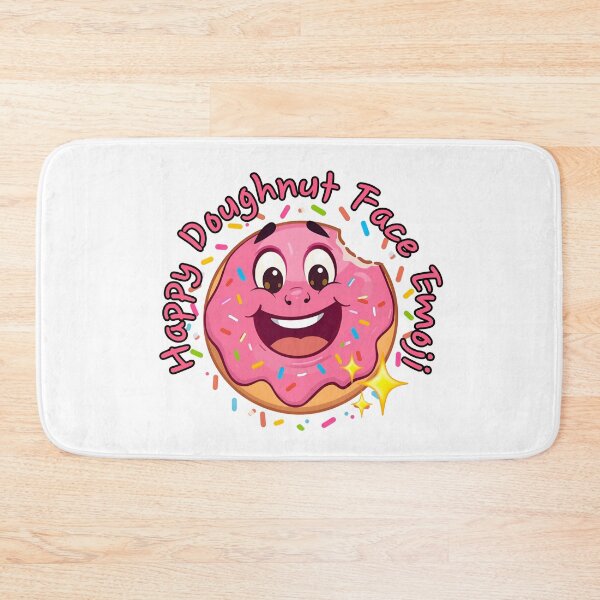 Item preview, Happy Doughnut Face Emoji. designed and sold by MPC-Mince-Pies.