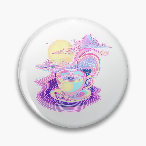 Item preview, Une tasse de café avec soleil et nuages designed and sold by Wawan35200.