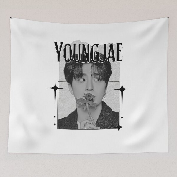 Item preview, Got 7 Youngjae Korean Boy Group KPop Scrapbook Collage Cozy Y2K Vintage Design designed and sold by HELL0WBELLO.