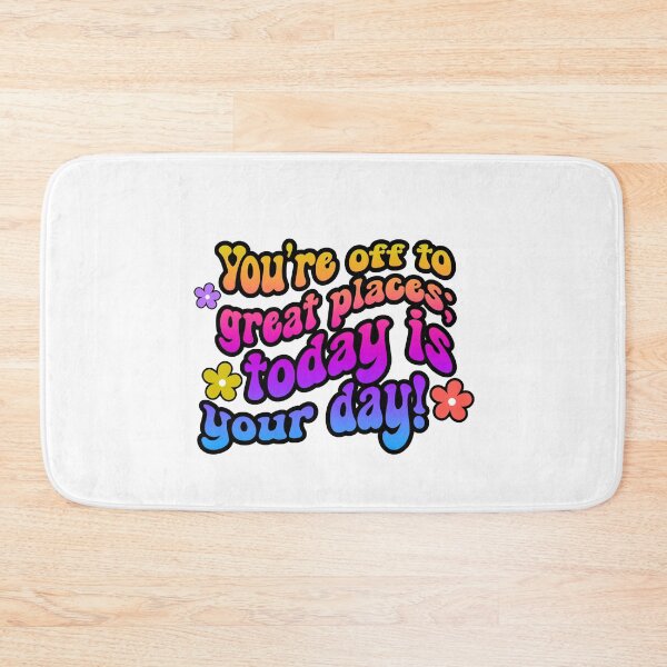 Item preview, You're Off To Great Places; Today Is Your Day - Retro Design - Beach Vibes designed and sold by Sun Sand & Sea Art.