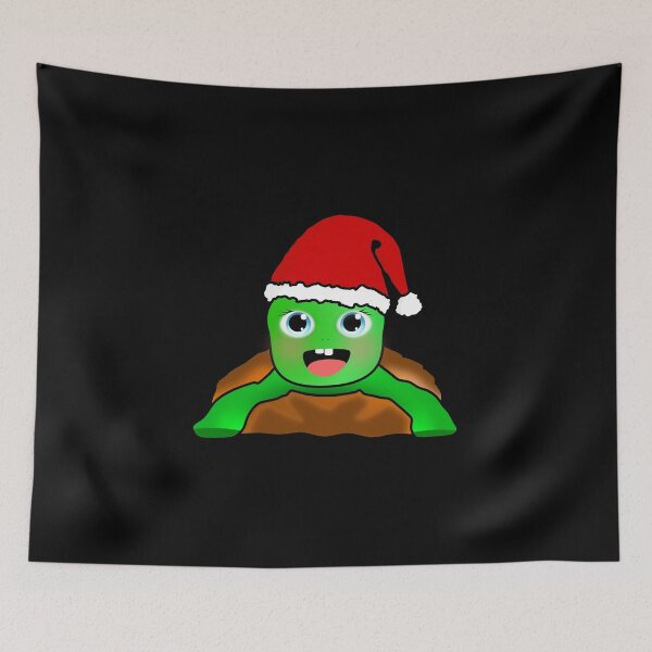 Item preview, A Super Cute Turtle With A Christmas Cap I Love Christmas Merry Christmas designed and sold by Paulina Vanlife.