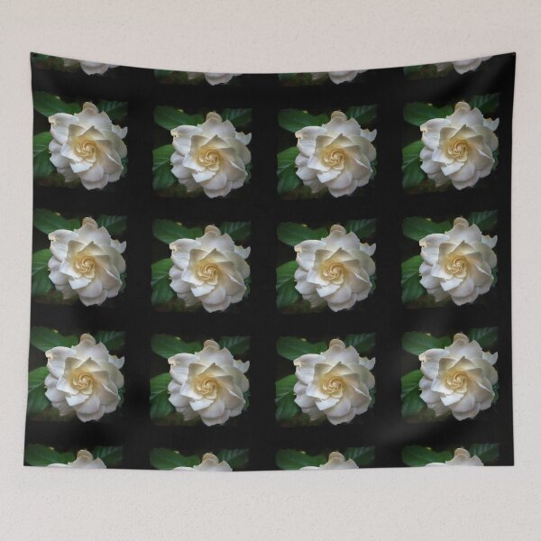 Item preview, White Gardenia Flower Close Up designed and sold by Heathermarie321.