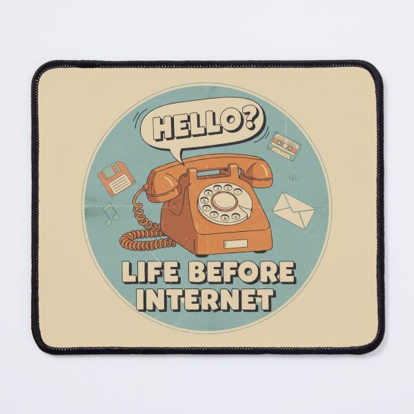 Item preview, Life Before Internet – Retro Rotary Phone Vintage Design designed and sold by PrintHorizonD.