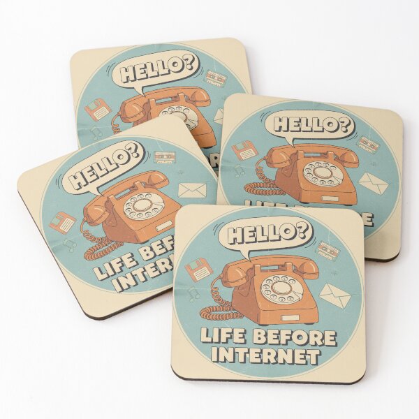 Item preview, Life Before Internet – Retro Rotary Phone Vintage Design designed and sold by PrintHorizonD.