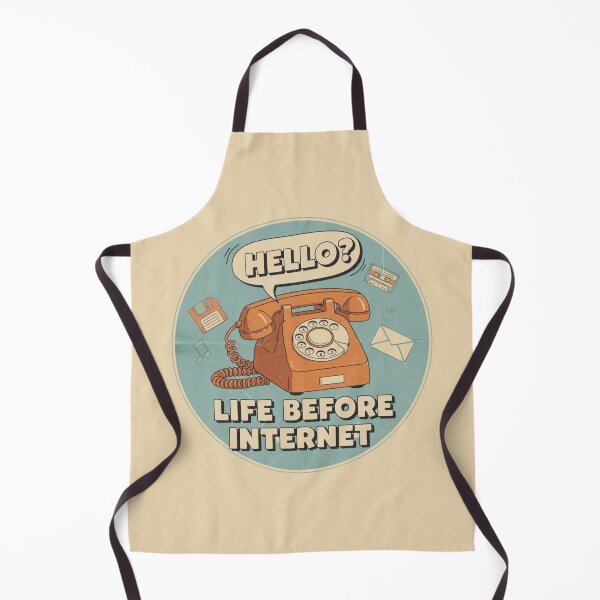 Item preview, Life Before Internet – Retro Rotary Phone Vintage Design designed and sold by PrintHorizonD.