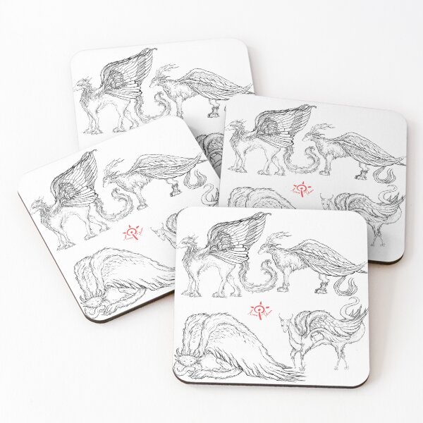 Item preview, Guardian Beasts (transparent) designed and sold by AnnasFantasy.