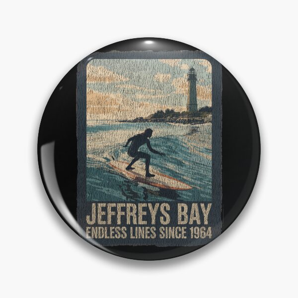 Item preview, Jeffreys Bay Vintage Surf  – Retro Longboard Wave Rider Classic designed and sold by paulo silveira.
