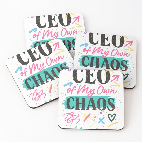 Item preview, CEO of My Own Chaos – Funny Quote for Moms, Entrepreneurs & Work From Home Warriors designed and sold by TrueMusePrints.