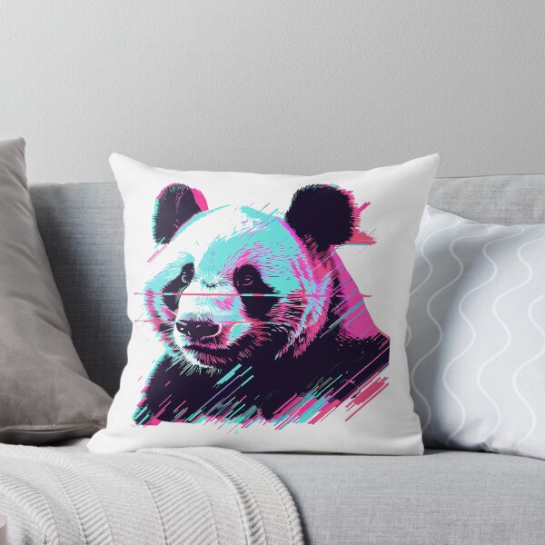 Item preview, Cute panda with a colorful background designed and sold by Wawan35200.