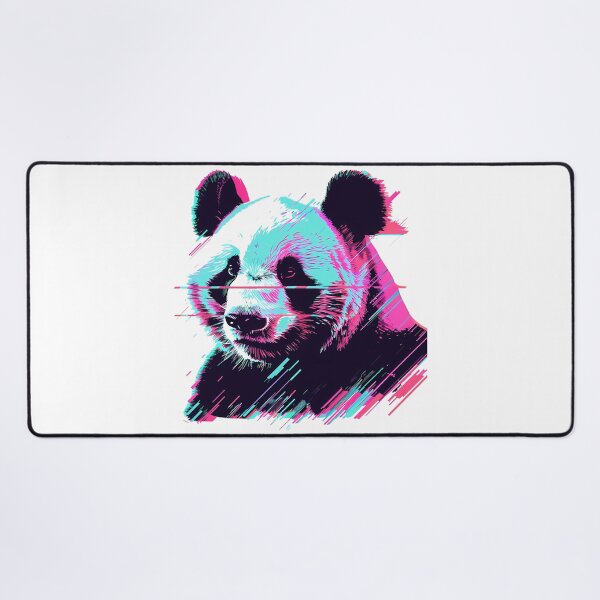 Item preview, Cute panda with a colorful background designed and sold by Wawan35200.