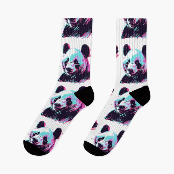 Item preview, Cute panda with a colorful background designed and sold by Wawan35200.