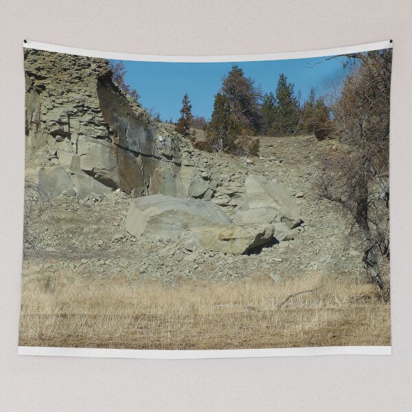 Item preview, Rocky Hillside with Sparse Trees designed and sold by Vivar Photo.