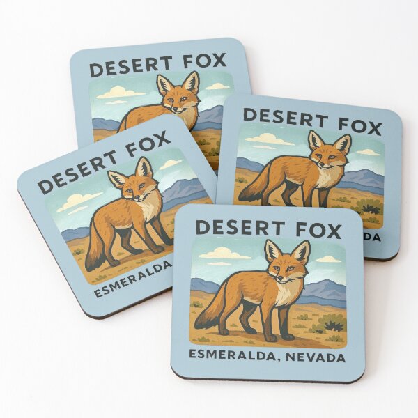 Item preview, Desert Fox / Esmeralda, Nevada designed and sold by Myra365Art.