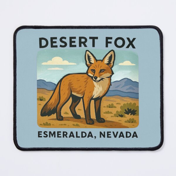 Item preview, Desert Fox / Esmeralda, Nevada designed and sold by Myra365Art.