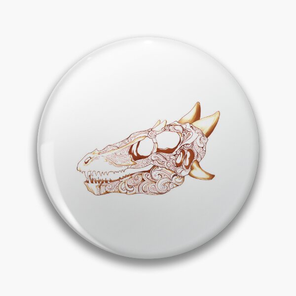 Item preview, Intricate Dragon Skull – Fantasy Fossil Art designed and sold by TechnicalSara.