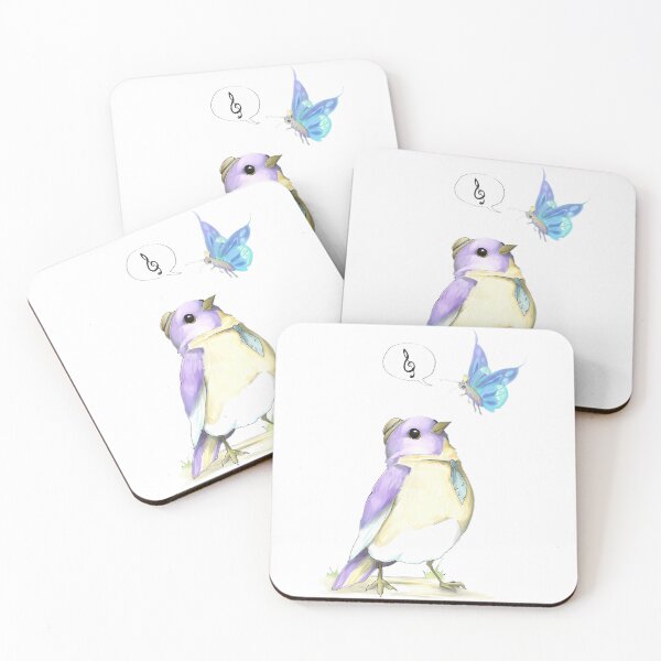 Item preview, Treble Tweet – Gentle Bird and Musical Butterfly designed and sold by TechnicalSara.