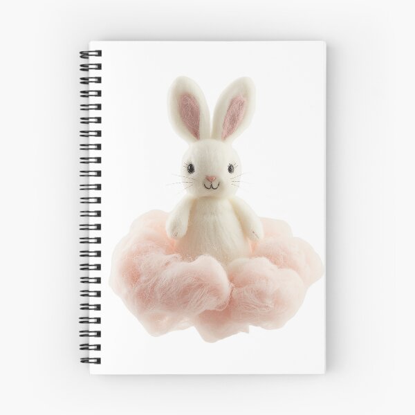 Item preview, Dreamcore Bunny in the Clouds – Felted Pastel Fantasy designed and sold by JeeFoSnP.
