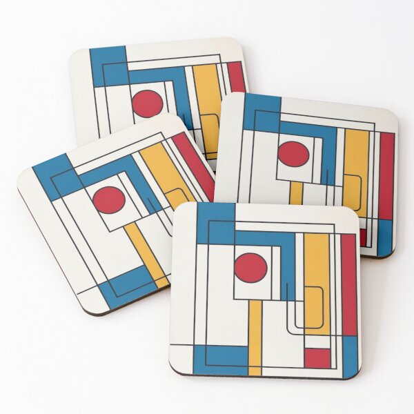 Item preview, Modern Abstract Geometric Art -Grid Harmony designed and sold by Ace Shark.