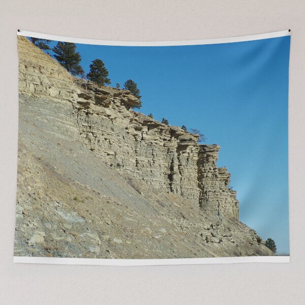 Item preview, Rocky Cliff Under Clear Blue Sky designed and sold by Vivar Photo.