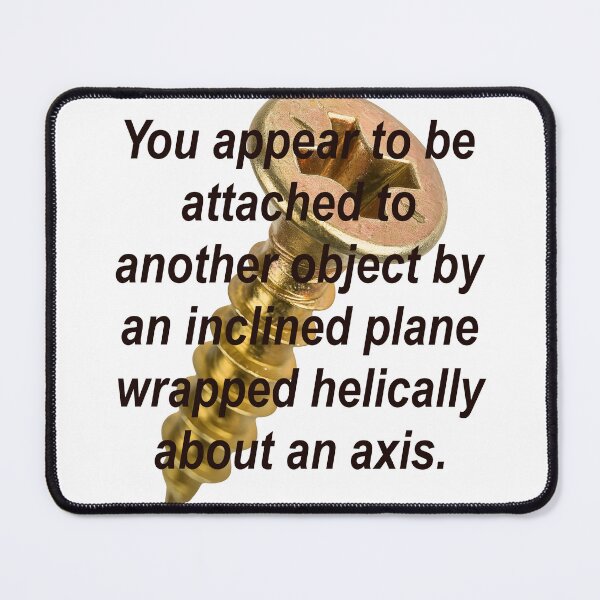 Item preview, "You're screwed" in pedantic expression designed and sold by JayJLvNv.