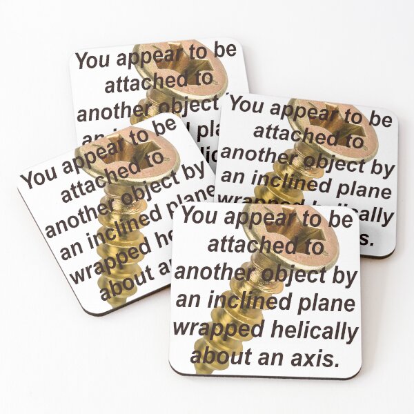 Item preview, "You're screwed" in pedantic expression designed and sold by JayJLvNv.