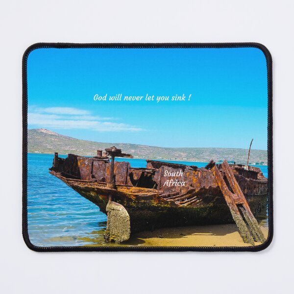 Item preview, Old shipwreck in South Africa in a small town called Langebaan. designed and sold by Faith Based Decor .