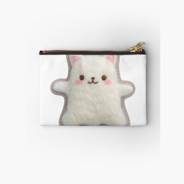 Item preview, Cozy Cat Ghost – Felted Spooky Cute Design designed and sold by JeeFoSnP.