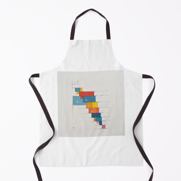 Item preview, Mid Century Abstract Geometric Art -Chromatic Cascade designed and sold by Ace Shark.