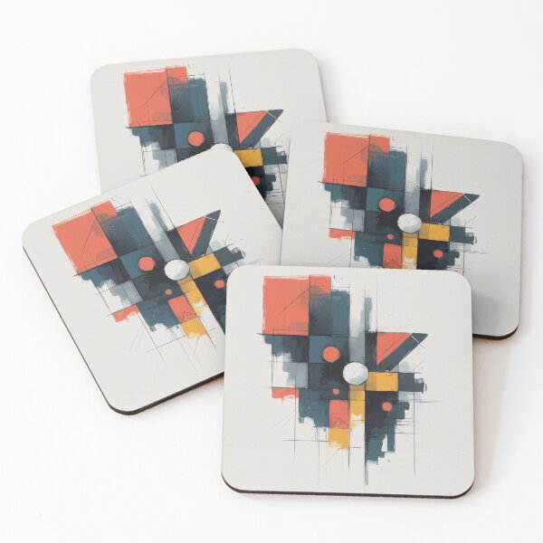 Item preview, Mid Century Abstract Geometric Art -Orbital Balance designed and sold by Ace Shark.