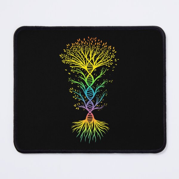 Item preview, Rainbow DNA Tree of Life Design – Science Nature Art Symbol of Growth and Connection designed and sold by DrawHandArt.
