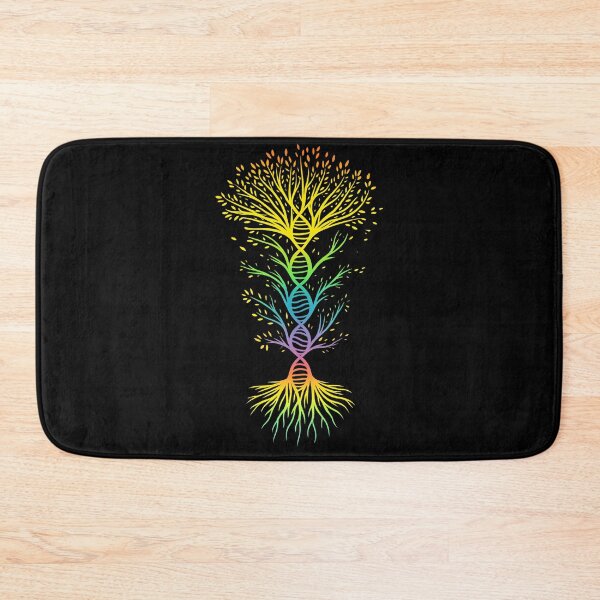 Item preview, Rainbow DNA Tree of Life Design – Science Nature Art Symbol of Growth and Connection designed and sold by DrawHandArt.