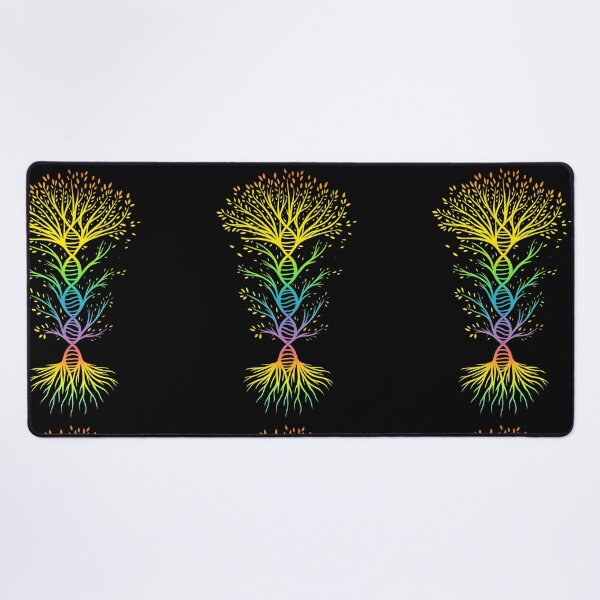 Item preview, Rainbow DNA Tree of Life Design – Science Nature Art Symbol of Growth and Connection designed and sold by DrawHandArt.