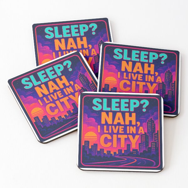 Item preview, "Sleep? Nah, I Live In A City" - Amantes de la Vida Nocturna designed and sold by threeABinks.