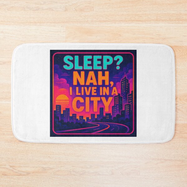 Item preview, "Sleep? Nah, I Live In A City" - Amantes de la Vida Nocturna designed and sold by threeABinks.