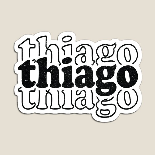Item preview, Thiago Name Personalized designed and sold by Watsonarts.