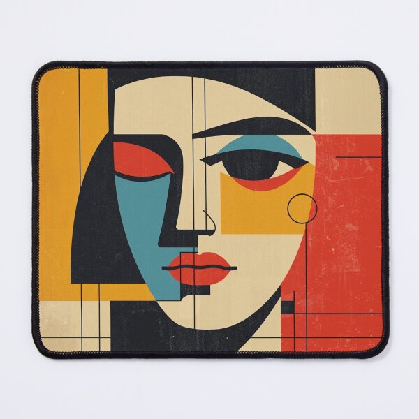 Item preview, Mid Century Abstract Portrait Art -The Silent Observer designed and sold by Ace Shark.