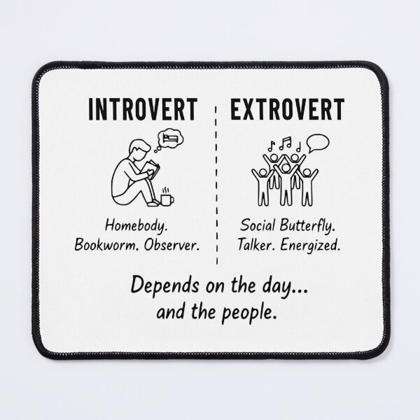 Item preview, Introvert Extrovert Ambivert T-Shirt - Depends on the Day Social Humor Tee designed and sold by Enga6.