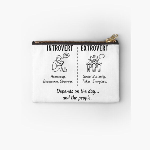 Item preview, Introvert Extrovert Ambivert T-Shirt - Depends on the Day Social Humor Tee designed and sold by Enga6.