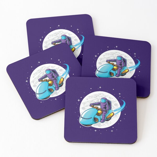 Item preview, Astronaut on a space glider on the moon designed and sold by Joncasmiart.
