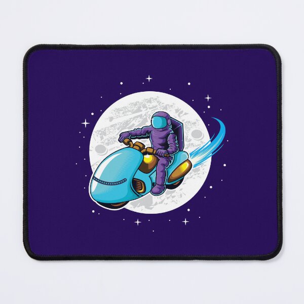 Item preview, Astronaut on a space glider on the moon designed and sold by Joncasmiart.