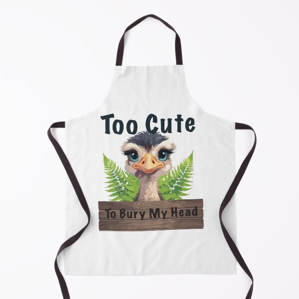 Item preview, Too Cute To Bury My Head Funny Ostrich designed and sold by SvetsShirts.