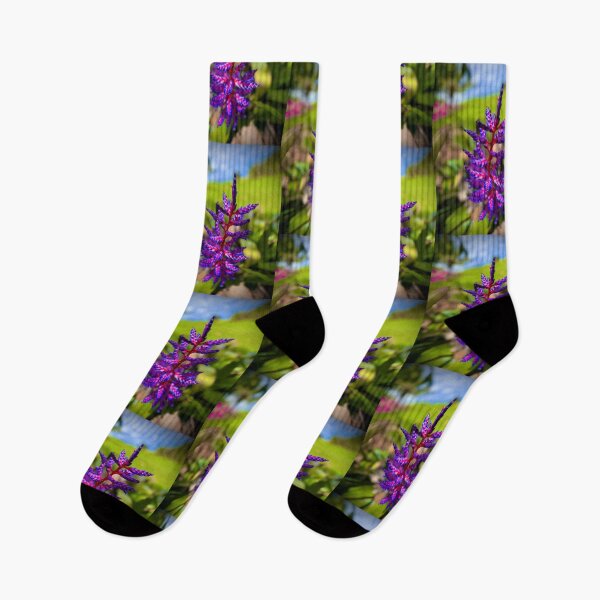 Item preview, Purple Tropical Flowers – Exotic Hawaiian Bloom Photography designed and sold by TrisaThyme.