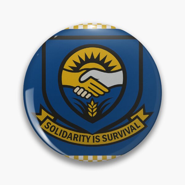 Item preview, Solidarity Is Survival – United Co-operationalist Front designed and sold by Stuff.ink.
